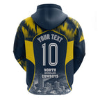 Personalised North Queensland Cowboys Mascot Rugby Hoodie Townsville Cityscape Athletic Graphic Print