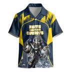 Personalised North Queensland Cowboys Mascot Rugby Kid Hawaiian Shirt Townsville Cityscape Athletic Graphic Print