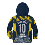Personalised North Queensland Cowboys Mascot Rugby Kid Hoodie Townsville Cityscape Athletic Graphic Print