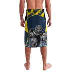 Personalised North Queensland Cowboys Mascot Rugby Lavalava Townsville Cityscape Athletic Graphic Print