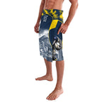 Personalised North Queensland Cowboys Mascot Rugby Lavalava Townsville Cityscape Athletic Graphic Print