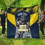 Personalised North Queensland Cowboys Mascot Rugby Quilt Townsville Cityscape Athletic Graphic Print