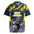 Personalised North Queensland Cowboys Mascot Rugby Rugby Jersey Townsville Cityscape Athletic Graphic Print