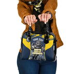Personalised North Queensland Cowboys Mascot Rugby Shoulder Handbag Townsville Cityscape Athletic Graphic Print