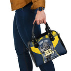 Personalised North Queensland Cowboys Mascot Rugby Shoulder Handbag Townsville Cityscape Athletic Graphic Print