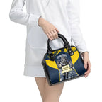 Personalised North Queensland Cowboys Mascot Rugby Shoulder Handbag Townsville Cityscape Athletic Graphic Print