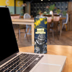 Personalised North Queensland Cowboys Mascot Rugby Skinny Tumbler Townsville Cityscape Athletic Graphic Print