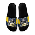 Personalised North Queensland Cowboys Mascot Rugby Slide Sandals Townsville Cityscape Athletic Graphic Print