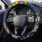 North Queensland Cowboys Mascot Rugby Steering Wheel Cover Townsville Cityscape Athletic Graphic Print