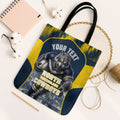 Personalised North Queensland Cowboys Mascot Rugby Tote Bag Townsville Cityscape Athletic Graphic Print