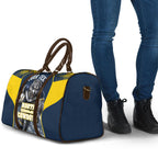 Personalised North Queensland Cowboys Mascot Rugby Travel Bag Townsville Cityscape Athletic Graphic Print