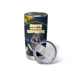 Personalised North Queensland Cowboys Mascot Rugby Tumbler Cup Townsville Cityscape Athletic Graphic Print