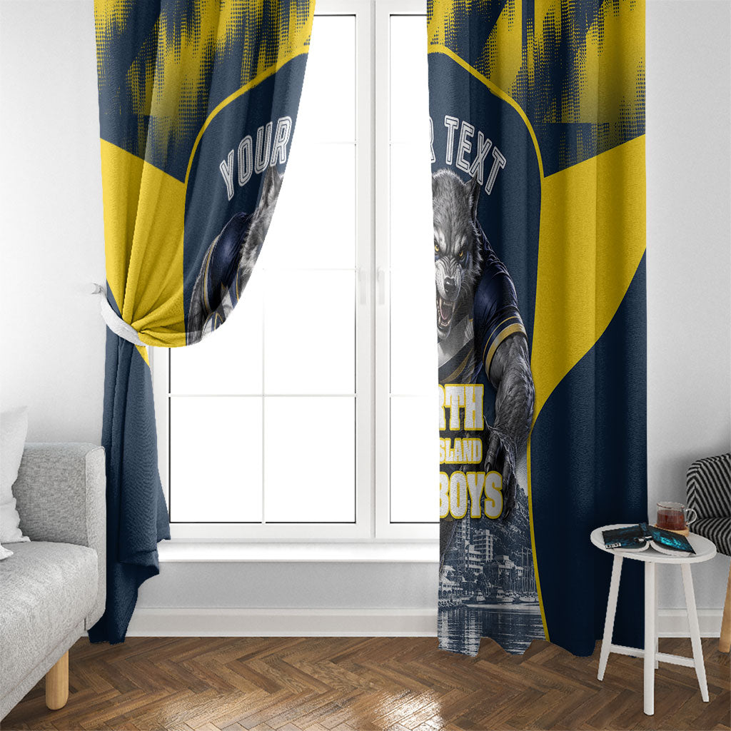 Personalised North Queensland Cowboys Mascot Rugby Window Curtain Townsville Cityscape Athletic Graphic Print