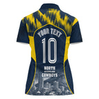 Personalised North Queensland Cowboys Mascot Rugby Women Polo Shirt Townsville Cityscape Athletic Graphic Print