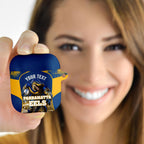 Personalised Parramatta Eels Mascot Rugby AirPods Case Parramatta Cityscape Athletic Graphic Print