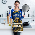 Personalised Parramatta Eels Mascot Rugby Apron Parramatta Cityscape Athletic Graphic Print