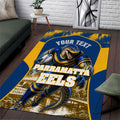 Personalised Parramatta Eels Mascot Rugby Area Rug Parramatta Cityscape Athletic Graphic Print
