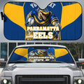 Personalised Parramatta Eels Mascot Rugby Auto Sun Shade Parramatta Cityscape Athletic Graphic Print