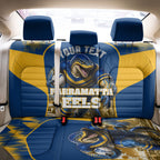 Personalised Parramatta Eels Mascot Rugby Back Car Seat Cover Parramatta Cityscape Athletic Graphic Print
