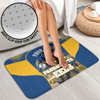 Personalised Parramatta Eels Mascot Rugby Bathroom Set Parramatta Cityscape Athletic Graphic Print