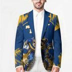 Personalised Parramatta Eels Mascot Rugby Blazer Parramatta Cityscape Athletic Graphic Print