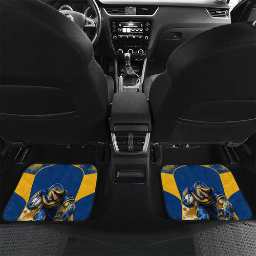 Personalised Parramatta Eels Mascot Rugby Car Mats Parramatta Cityscape Athletic Graphic Print