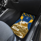 Personalised Parramatta Eels Mascot Rugby Car Mats Parramatta Cityscape Athletic Graphic Print