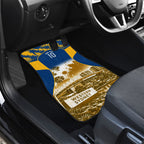 Personalised Parramatta Eels Mascot Rugby Car Mats Parramatta Cityscape Athletic Graphic Print