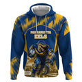 Personalised Parramatta Eels Mascot Rugby Hoodie Parramatta Cityscape Athletic Graphic Print
