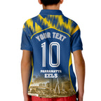 Personalised Parramatta Eels Mascot Rugby Kid Polo Shirt Parramatta Cityscape Athletic Graphic Print