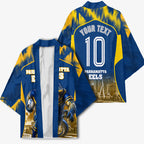 Personalised Parramatta Eels Mascot Rugby Kimono Parramatta Cityscape Athletic Graphic Print