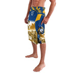 Personalised Parramatta Eels Mascot Rugby Lavalava Parramatta Cityscape Athletic Graphic Print