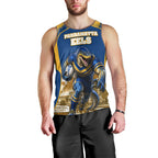 Personalised Parramatta Eels Mascot Rugby Men Tank Top Parramatta Cityscape Athletic Graphic Print