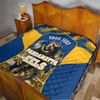 Personalised Parramatta Eels Mascot Rugby Quilt Parramatta Cityscape Athletic Graphic Print