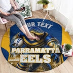 Personalised Parramatta Eels Mascot Rugby Round Carpet Parramatta Cityscape Athletic Graphic Print
