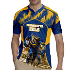 Personalised Parramatta Eels Mascot Rugby Rugby Jersey Parramatta Cityscape Athletic Graphic Print