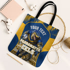 Personalised Parramatta Eels Mascot Rugby Tote Bag Parramatta Cityscape Athletic Graphic Print