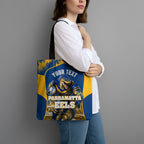 Personalised Parramatta Eels Mascot Rugby Tote Bag Parramatta Cityscape Athletic Graphic Print