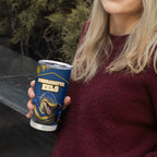 Personalised Parramatta Eels Mascot Rugby Tumbler Cup Parramatta Cityscape Athletic Graphic Print