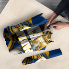 Personalised Parramatta Eels Mascot Rugby Umbrella Parramatta Cityscape Athletic Graphic Print