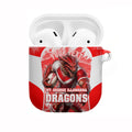 Personalised St. George Illawarra Dragons Mascot Rugby AirPods Case Illawarra Coastline Athletic Graphic Print