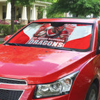 Personalised St. George Illawarra Dragons Mascot Rugby Auto Sun Shade Illawarra Coastline Athletic Graphic Print