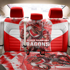 Personalised St. George Illawarra Dragons Mascot Rugby Back Car Seat Cover Illawarra Coastline Athletic Graphic Print