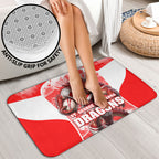 Personalised St. George Illawarra Dragons Mascot Rugby Bathroom Set Illawarra Coastline Athletic Graphic Print