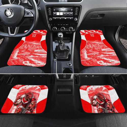 Personalised St. George Illawarra Dragons Mascot Rugby Car Mats Illawarra Coastline Athletic Graphic Print