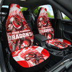 Personalised St. George Illawarra Dragons Mascot Rugby Car Seat Cover Illawarra Coastline Athletic Graphic Print