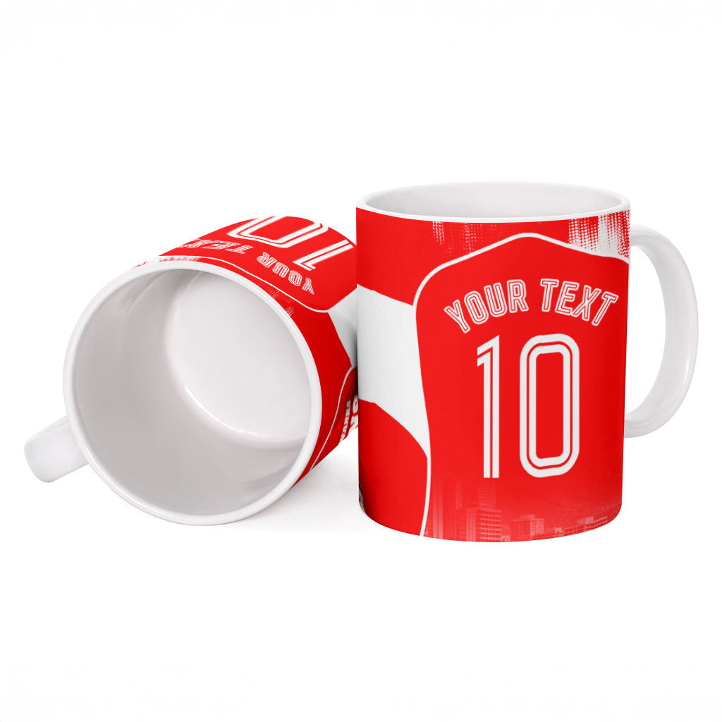 Personalised St. George Illawarra Dragons Mascot Rugby Ceramic Mug Illawarra Coastline Athletic Graphic Print