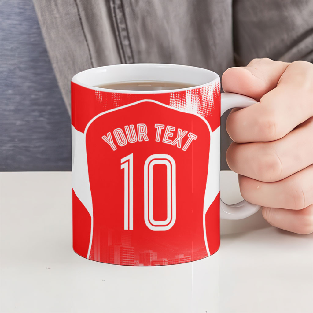 Personalised St. George Illawarra Dragons Mascot Rugby Ceramic Mug Illawarra Coastline Athletic Graphic Print