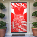 Personalised St. George Illawarra Dragons Mascot Rugby Door Cover Illawarra Coastline Athletic Graphic Print