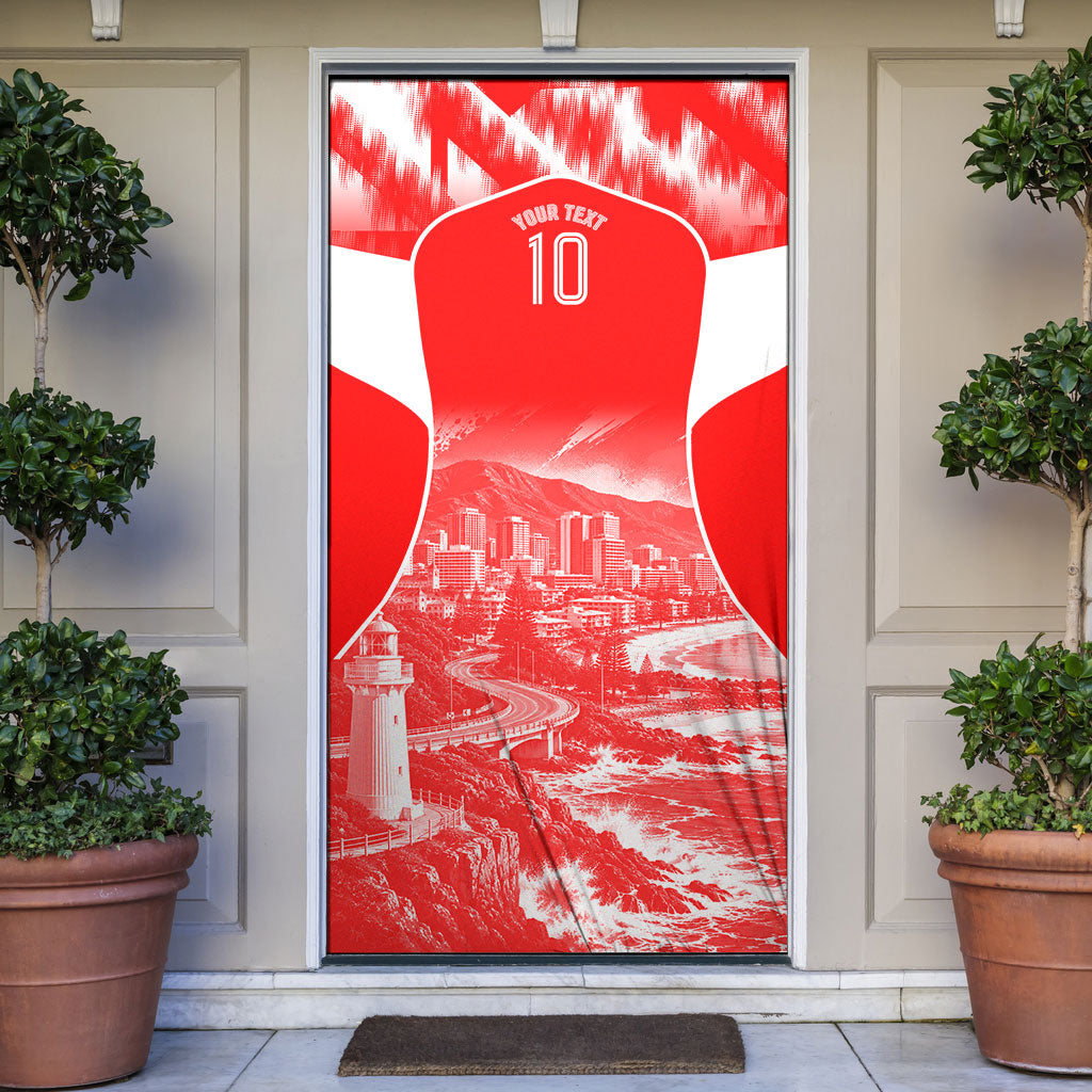 Personalised St. George Illawarra Dragons Mascot Rugby Door Cover Illawarra Coastline Athletic Graphic Print